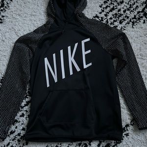 Nike black sports hoodie